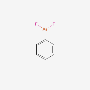 molecular formula C6H5AsF2 B13424958 Arsine, difluorophenyl- CAS No. 368-97-8
