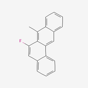molecular formula C19H13F B13424995 Benz(a)anthracene, 6-fluoro-7-methyl- CAS No. 2541-68-6