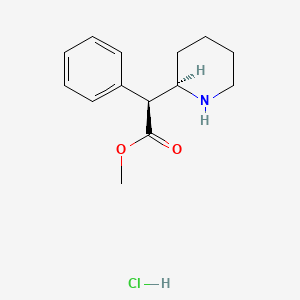 molecular formula C14H20ClNO2 B13424996 D-erythro-Methylphenidate Hydrochloride 