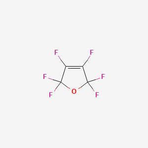 molecular formula C4F6O B13425042 Hexafluoro-2,5-dihydrofuran CAS No. 24849-02-3