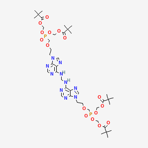 molecular formula C41H64N10O16P2 B13425044 Adefovir Dipivoxil Dimer 