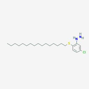 molecular formula C22H39ClN2S B13425059 [5-Chloro-2-(hexadecylthio)phenyl]-hydrazine 
