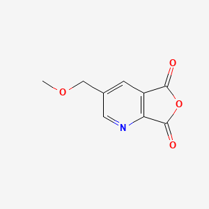 molecular formula C9H7NO4 B13425077 3-(Methoxymethyl)furo[3,4-b]pyridine-5,7-dione 