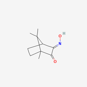 molecular formula C10H15NO2 B13425078 (1R,4S)-Camphorquinone Monooxime 