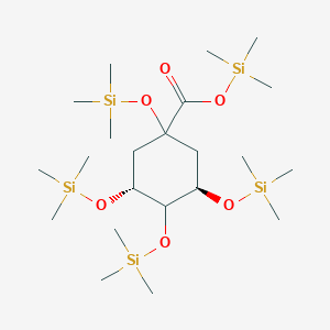 molecular formula C22H52O6Si5 B13425087 Quinic acid, TMS 