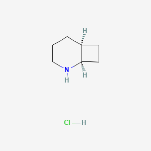 molecular formula C7H14ClN B13425102 cis-2-Azabicyclo[4.2.0]octane hcl 