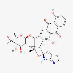 molecular formula C33H32N2O10 B13425142 Quinocycline B CAS No. 37231-76-8
