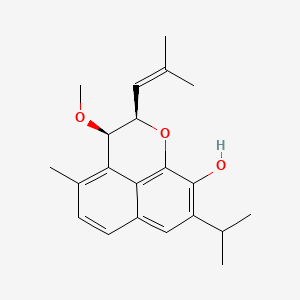 molecular formula C21H26O3 B13425150 Prionidipene A 