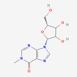 molecular formula C11H14N4O5 B13425161 1-(p-Methoxystyryl)naphthalene 