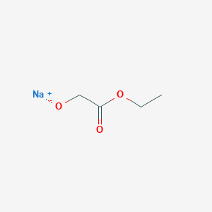 molecular formula C4H7NaO3 B13425196 Ethyl Sodium Glycolate 