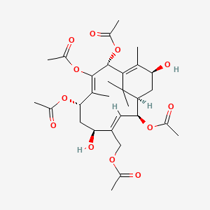 molecular formula C30H42O12 B13425217 13-Deacetyltaxachitriene A 
