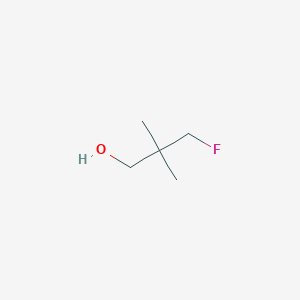 molecular formula C5H11FO B1342522 3-Fluoro-2,2-dimethylpropan-1-ol 