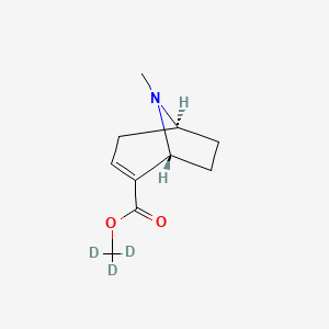 molecular formula C10H15NO2 B13425239 Ecgonidine Methyl Ester-d3 