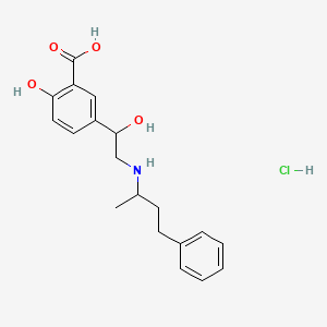 molecular formula C19H24ClNO4 B13425245 Labetalol 1-Carboxylic Acid Hydrochloride 