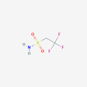 molecular formula C2H4F3NO2S B1342534 2,2,2-三氟乙烷-1-磺酰胺 CAS No. 67497-95-4