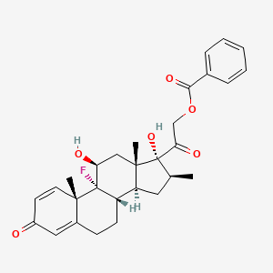 molecular formula C29H33FO6 B13425342 Betamethasone 21-Benzoate CAS No. 24356-48-7