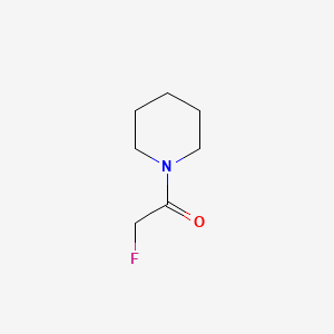 molecular formula C7H12FNO B13425366 Piperidine, 1-fluoroacetyl- CAS No. 325-57-5