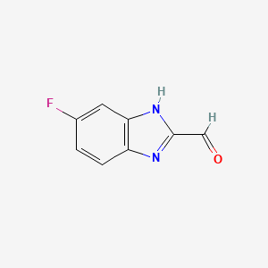 molecular formula C8H5FN2O B1342541 6-氟-1H-苯并[D]咪唑-2-甲醛 CAS No. 885280-34-2