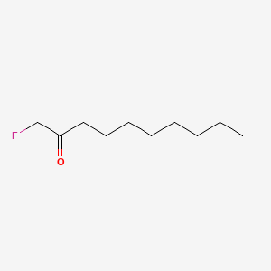 molecular formula C10H19FO B13425426 2-Decanone, 1-fluoro- CAS No. 334-38-3