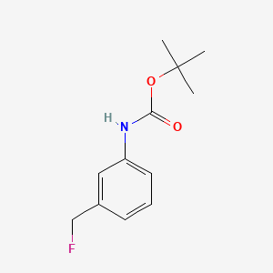 molecular formula C12H16FNO2 B13425473 tert-Butyl (3-(fluoromethyl)phenyl)carbamate 