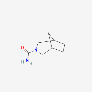 molecular formula C8H14N2O B13425482 3-Azabicyclo[3.2.1]octane-3-carboxamide 