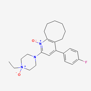 molecular formula C23H30FN3O2 B13425497 Blonanserin Dioxide 