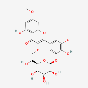 molecular formula C24H26O13 B13425501 Myricetin 3,7,3'-trimethyl ether 5'-O-glucoside 