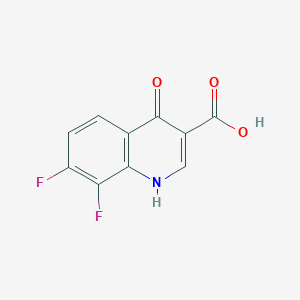 molecular formula C10H5F2NO3 B1342555 7,8-Difluoro-4-hydroxyquinoline-3-carboxylic acid CAS No. 228728-17-4