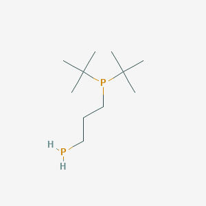 molecular formula C11H26P2 B134256 Ditert-butyl(3-phosphanylpropyl)phosphane CAS No. 142132-73-8