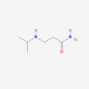 molecular formula C6H14N2O B1342564 3-(异丙氨基)丙酰胺 CAS No. 20101-89-7