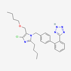 molecular formula C26H31ClN6O B13425678 Losartan Butyl Ether 
