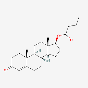 molecular formula C23H34O3 B13425742 Testosterone butyrate CAS No. 3410-54-6