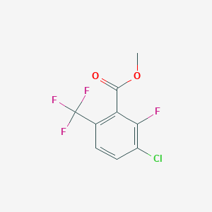 molecular formula C9H5ClF4O2 B1342578 Methyl 3-chloro-2-fluoro-6-(trifluoromethyl)benzoate 