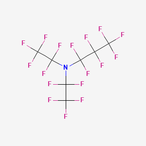molecular formula C7F17N B13425802 Perfluoro-N,N-bis(perfluoroethyl)propylamine CAS No. 338-81-8