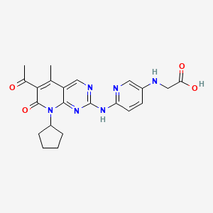 molecular formula C22H24N6O4 B13425827 Palbociclib N-Acetic Acid 