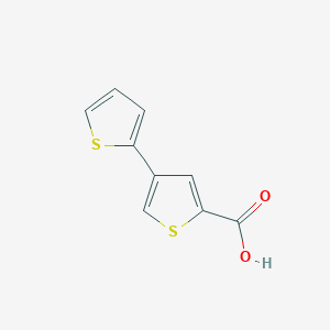 molecular formula C9H6O2S2 B1342583 2,3'-Bithiophene-5'-carboxylic acid 