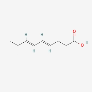 molecular formula C10H16O2 B13425837 (4E,6E)-8-methylnona-4,6-dienoic acid 