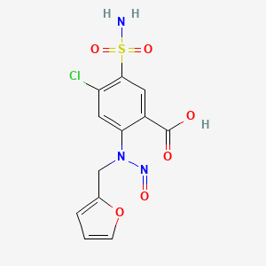 molecular formula C12H10ClN3O6S B13425972 N-nitroso-furosemide CAS No. 2708280-93-5