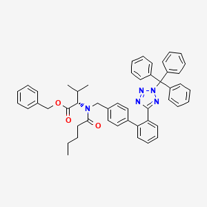 molecular formula C50H49N5O3 B13425978 N2-Trityl-Valsartan Benzyl Ester 