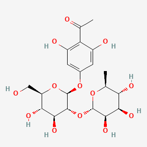 molecular formula C20H28O13 B13425979 Phloroacetophenone 4-Neohesperidoside CAS No. 23643-71-2