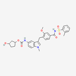molecular formula C31H33N3O7S B13425983 Zafirlukast M6 Metabolite 