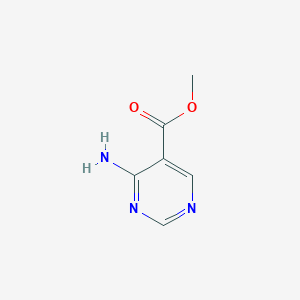 molecular formula C6H7N3O2 B1342599 Methyl 4-aminopyrimidine-5-carboxylate CAS No. 714975-53-8