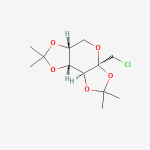 molecular formula C12H19ClO5 B13426034 D-Fructopiranose Hydrochloride 