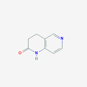 molecular formula C8H8N2O B1342604 3,4-Dihydro-1,6-naphthyridin-2(1H)-one CAS No. 14757-41-6