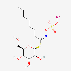molecular formula C14H26KNO9S2 B13426068 n-Heptyl beta-Glucosinolate Potassium Salt 