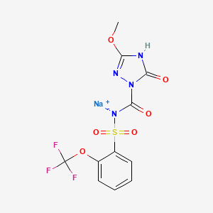molecular formula C11H8F3N4NaO6S B13426076 4-Desmethyl Flucarbazone Sodium Salt 