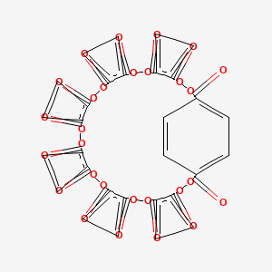 molecular formula C70H56O28 B13426099 Ethylene Terephthalate Cyclic Heptamer 
