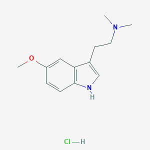 molecular formula C13H19ClN2O B134261 5-Methoxy-N,N-dimethyltryptamine Hydrochloride CAS No. 2427-79-4
