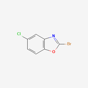 molecular formula C7H3BrClNO B1342612 2-Bromo-5-chlorobenzo[d]oxazole CAS No. 1251033-26-7