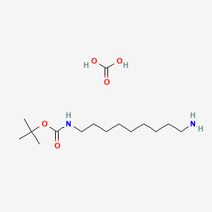 molecular formula C15H32N2O5 B13426124 tert-Butyl (9-aminononyl)carbamate carbonate 